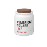 PEMBRIDGE  SQUARE    Candy Jars