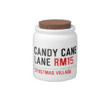 Candy Cane Lane  Candy Jars