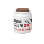 natural history museum  Candy Jars