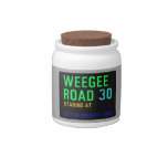 Weegee Road  Candy Jars