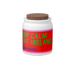keep Calm Love Ireland  Candy Jars