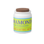 Diamond  Candy Jars