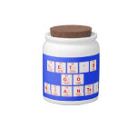 Let's
 Go
 Giants!  Candy Jars