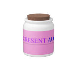 coral cresent  Candy Jars