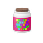 carmelita 
 rocky
 shakira
 dee dee
 steel  Candy Jars