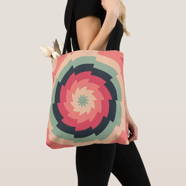 Candy Kaleidoscope Tote Bag (Close Up)