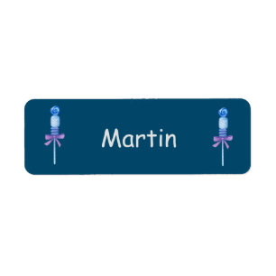 Candy kids name Label
