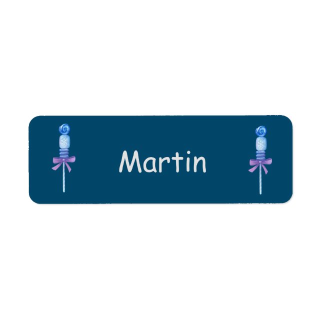 Candy kids name Label (Front)