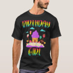 Candy Land Birthday Party Ice Cream Cupcake Sweet T-Shirt