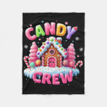 Candy Land Candy Crew Decorations Sweetie Candy Sq Fleece Blanket