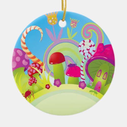 Candy Land Christmas Village Ornament