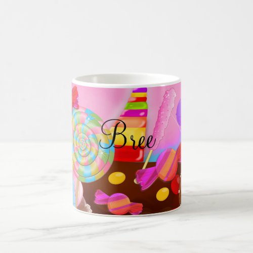 Candy Land Fantasy Cupcakes  Sweet Candy Custom Coffee Mug