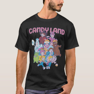 Candy Land Game Characters Shot Logo T-Shirt