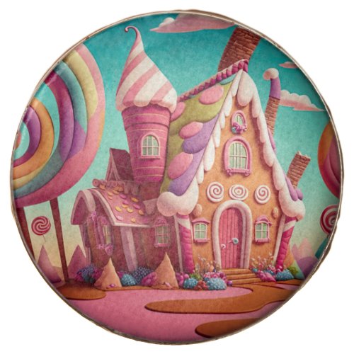 Candy Land Gingerbread House Chocolate Covered Oreo