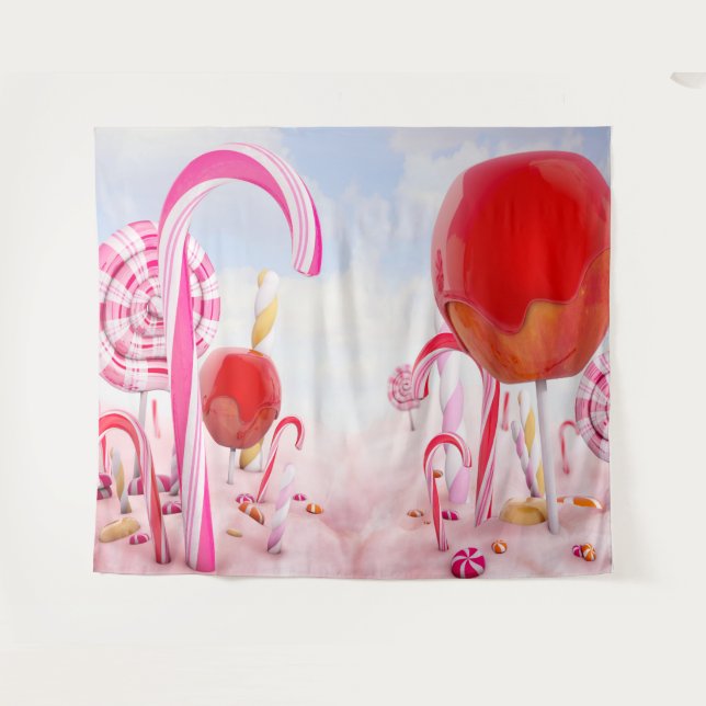 Candy Land Girl Party Backdrop (Front (Horizontal))