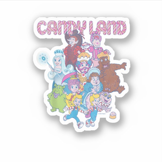 Candy Land Group Shot Logo  Sticker (Front)