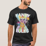 Candy Land Kandy Rules Rainbow King Kandy Vintage  T-Shirt