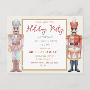 Candy Land Nutcracker Christmas Holiday Postcard