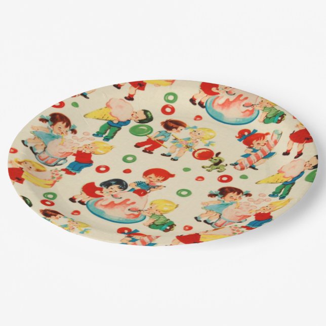 Candy Land Paper Plates (Angled)