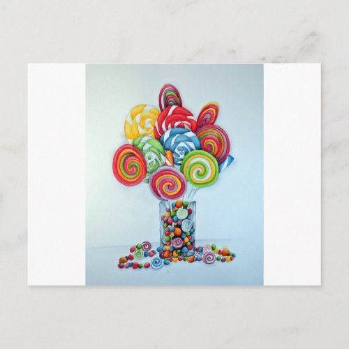 Candy land postcard