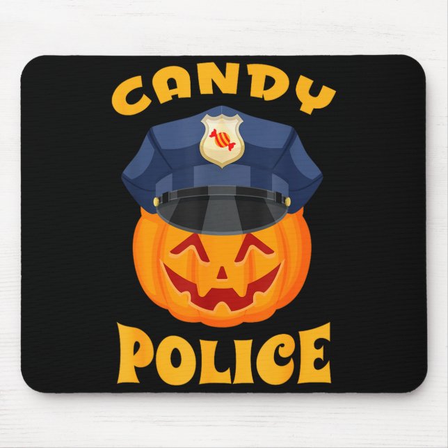 Candy Lice Halloween Party Trick Or Treat Security Mouse Pad (Front)