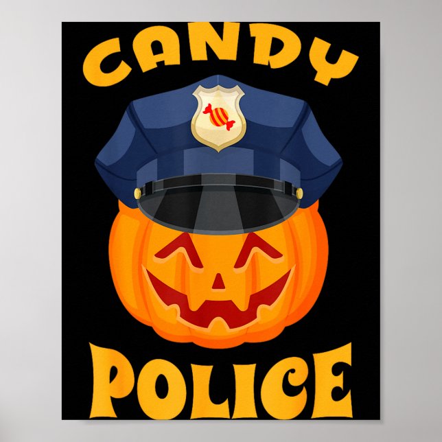 Candy Lice Halloween Party Trick Or Treat Security Poster (Front)