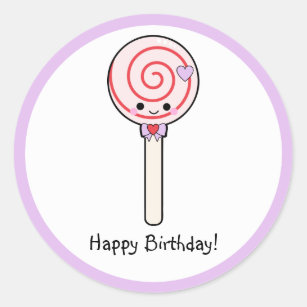 ELMO PERSONALIZED LOLLIPOP ROUND BIRTHDAY PARTY STICKERS FAVORS 1.5" 2" 2.5" 