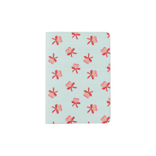 Candy lollipop with red bow passport holder
