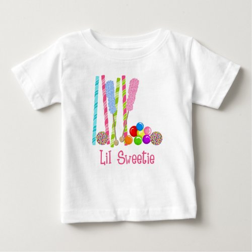 Candy Lollipops and Gumballs Oh My Baby T_Shirt