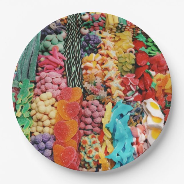 CANDY Lover Paper Plates (Front)