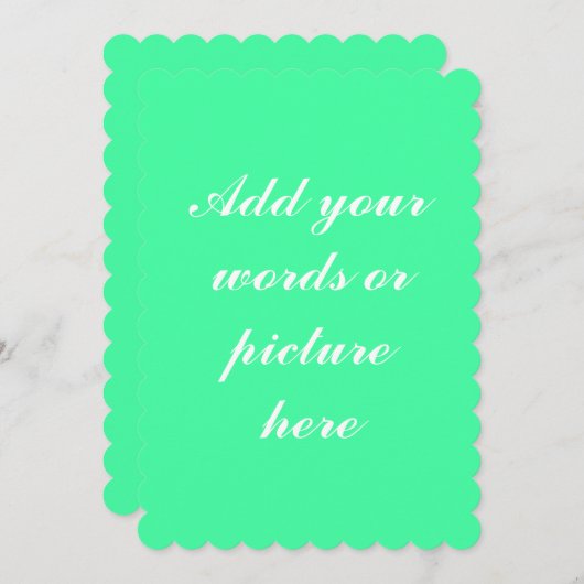 Candy Mint Green (Front/Back)