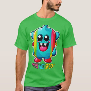 Candy Monster Sweet Not Spooky T-Shirt