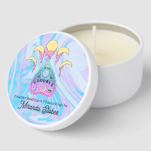 Candy Moon Phases Planchette Pink Tarot Mini Candle Favors
