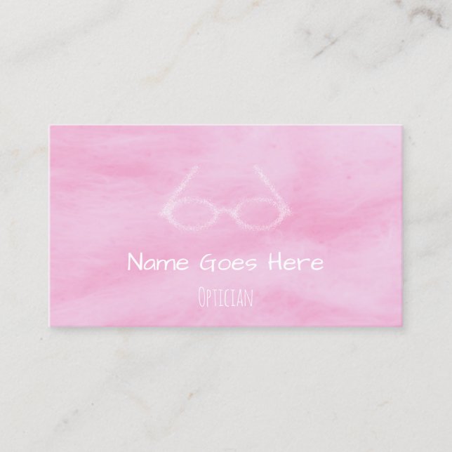 "Candy" Optician Business Cards (Front)