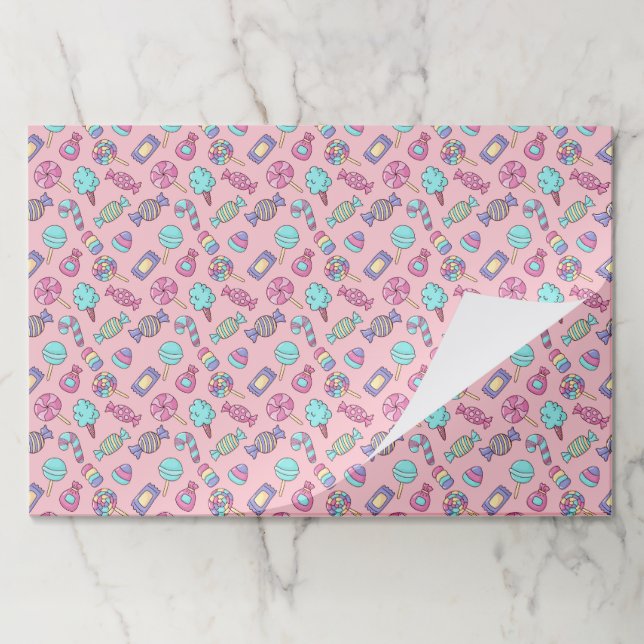Candy Paper Placemats (Folded)