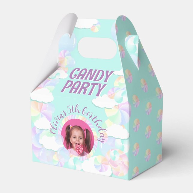 Candy party favor boxes (Front Side)