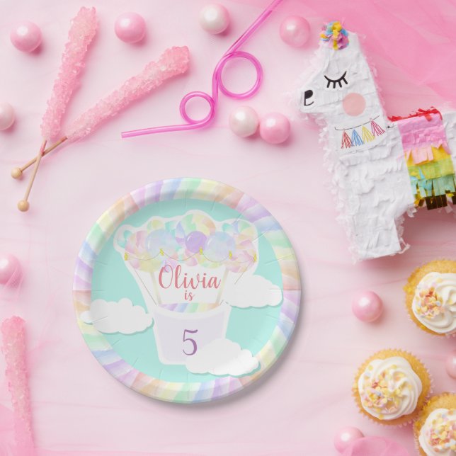 Candy party paper plates (Party)