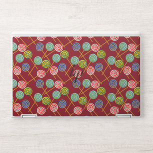 Candy pattern   Lollies pattern   lollipop 10 HP Laptop Skin