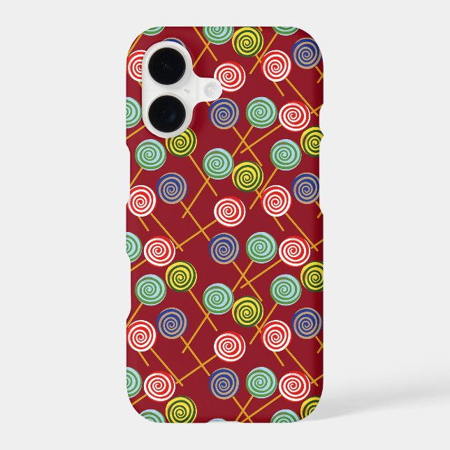 Candy pattern | Lollies pattern | lollipop 10 Iphone Case (Back)