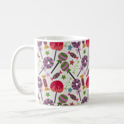 Candy pattern  Lollies pattern  lollipop 11 Coffee Mug