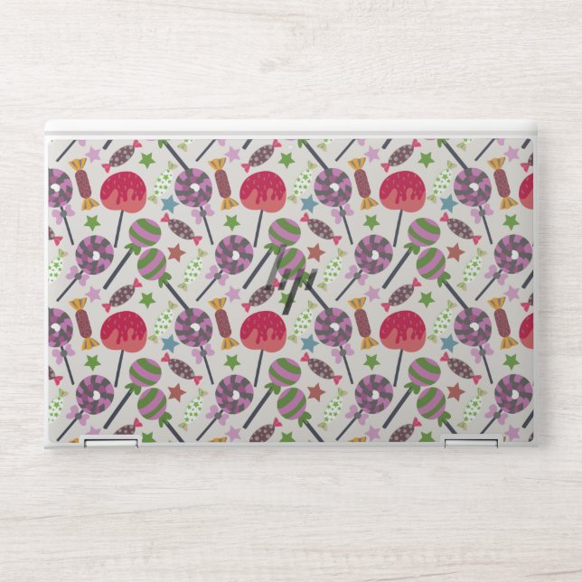 Candy pattern | Lollies pattern | lollipop 11 HP Laptop Skin (Front)