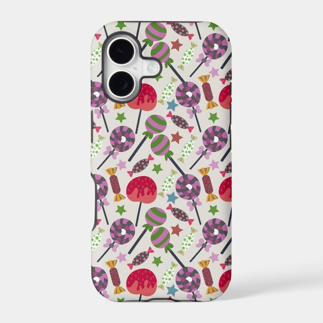 Candy pattern | Lollies pattern | lollipop 11 Iphone Case (Back)