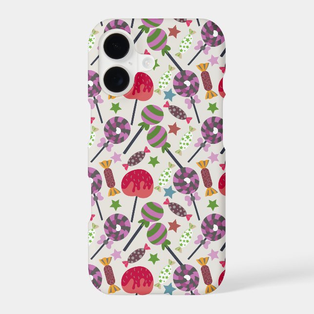 Candy pattern | Lollies pattern | lollipop 11 Iphone Case (Back)
