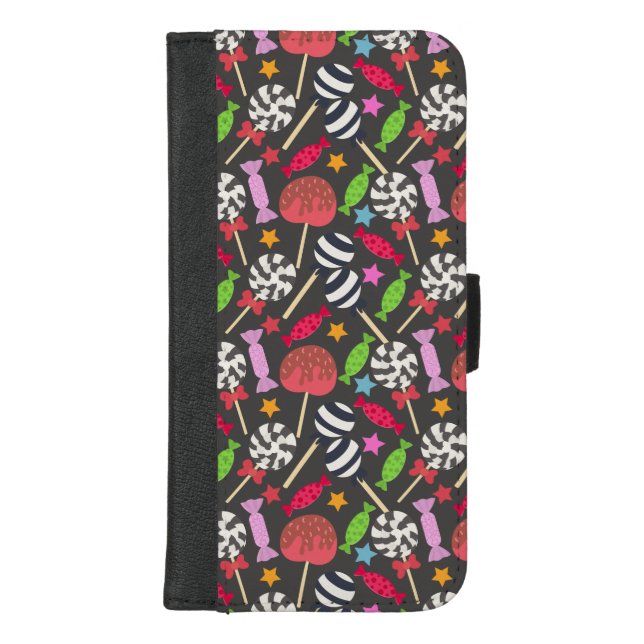 Candy pattern | Lollies pattern | lollipop 12 iPhone Wallet Case (Front)