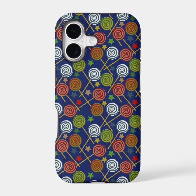 Candy pattern | Lollies pattern | lollipop 17 Iphone Case (Back)