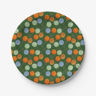 Candy pattern Lollies pattern lollipop 22 Paper Plates