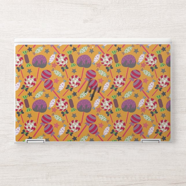Candy pattern | Lollies pattern | lollipop 23 HP Laptop Skin (Front)