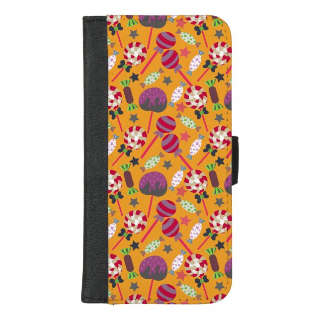 Candy pattern | Lollies pattern | lollipop 23 iPhone Wallet Case (Front)