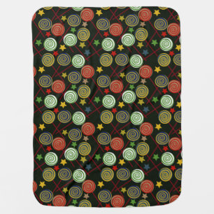Candy pattern Lollies pattern lollipop 28 Baby Blanket