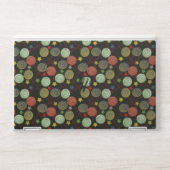 Candy pattern | Lollies pattern | lollipop 28 HP Laptop Skin (Front)